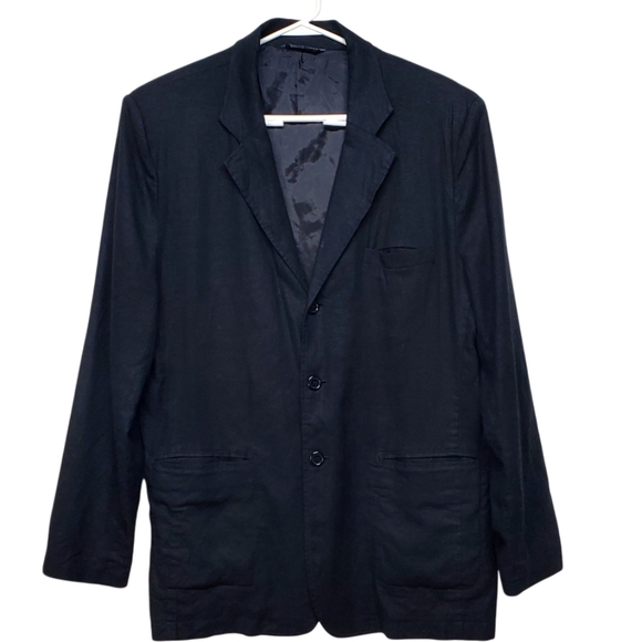 Andrew Fezza Classic Sports Casual Black Blazer Size Large - Picture 1 of 3